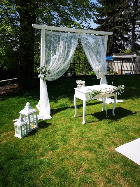 Konzolový stolek - svatební obřad