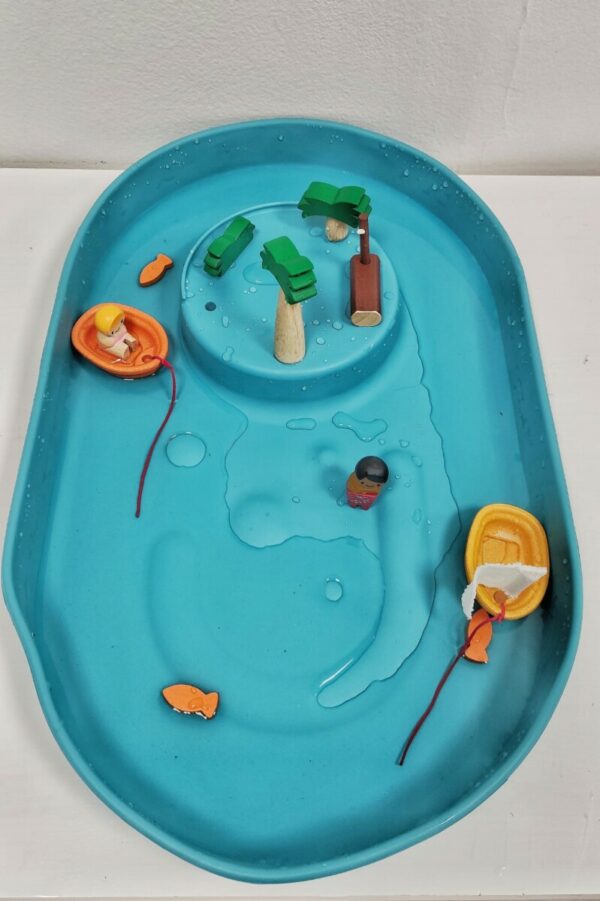 Vodní hra s jezírkem