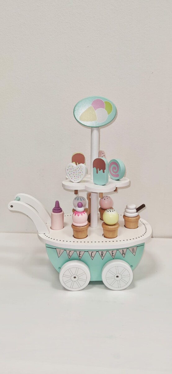 Pojízdný vozík se zmrzlinou