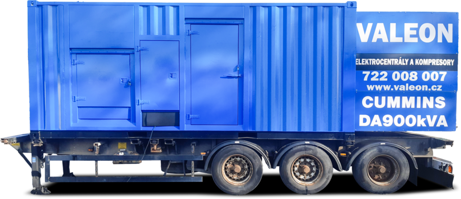 Elektrocentrála 900kVA supersilent 65dB