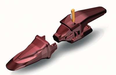 Zuby pro stavební stroje